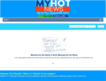 Tablet Screenshot of myhotnews.com